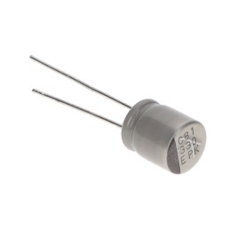 1 pcs : 25PZK330M8X9 - CAP ALUM HYB 330UF 20% 25V T/H