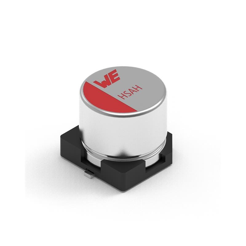 1 pcs : 875585553004 - CAP ALUM HYB 220UF 20% 25V SMD