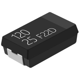 1 pcs : MPD121M1ED28040R - MPD28 120UF25V 7.3*4.3*2.8MM ESR