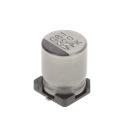 1 pcs : 35PKV220M8X10.5 - CAP ALUM HYB 220UF 20% 35V SMD