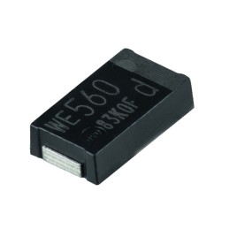 1 pcs : 875036219012 - CAP ALUM POLY 330UF 20% 2V SMD