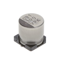 1 pcs : 35PKV390M10X10.5 - CAP ALUM HYB 390UF 20% 35V SMD