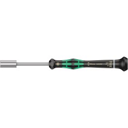 1 pcs - Wera Hexagon Precision Screwdriver, 1/4 in Tip, 60 mm Blade, 157 mm Overall