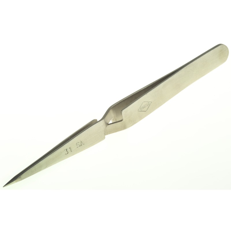 1 pcs - Weller Erem 123 mm, Stainless Steel, Tweezers
