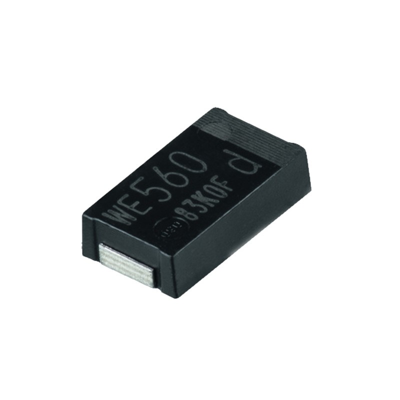 1 pcs : 875046319001 - CAP ALUM POLY 470UF 20% 2.5V SMD