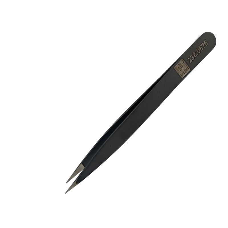 1 pcs - RS PRO 120 mm, Low Carbon Austenitic Steel, Strong Thick, Tweezer
