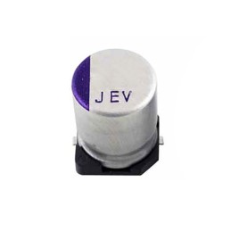 1 pcs : 50PEV100M10X10.5 - CAP ALUM HYB 100UF 20% 50V SMD