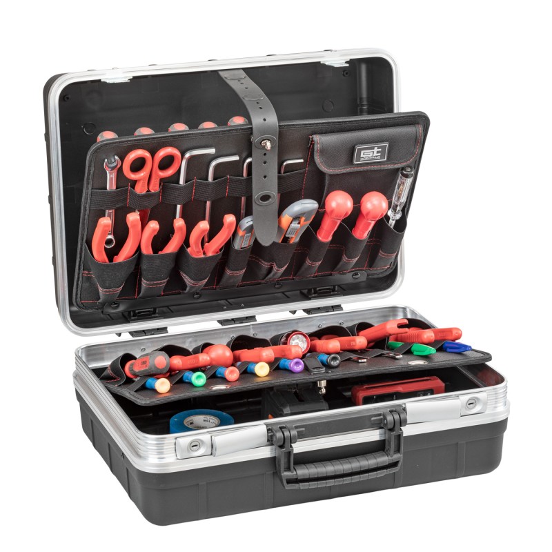 1 pcs - GT Line Aluminium Tool Case, 453 x 190 x 332mm