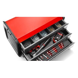 1 pcs - Facom 3 drawer Metal Tool Chest, 270mm x 270mm x 510mm