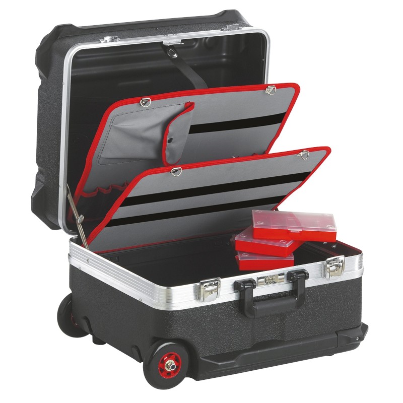 1 pcs - Facom Plastic Tool Case, with 2 Wheels, 550 x 440 x 365mm