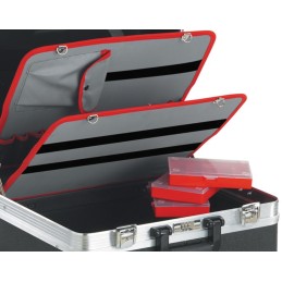 1 pcs - Facom Plastic Tool Case, with 2 Wheels, 550 x 440 x 365mm