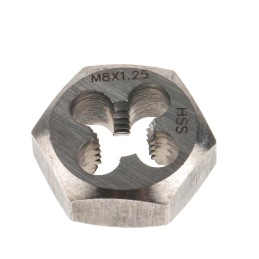 1 pcs - RS PRO 1.25mm Pitch M8 HSS piece Die Nut
