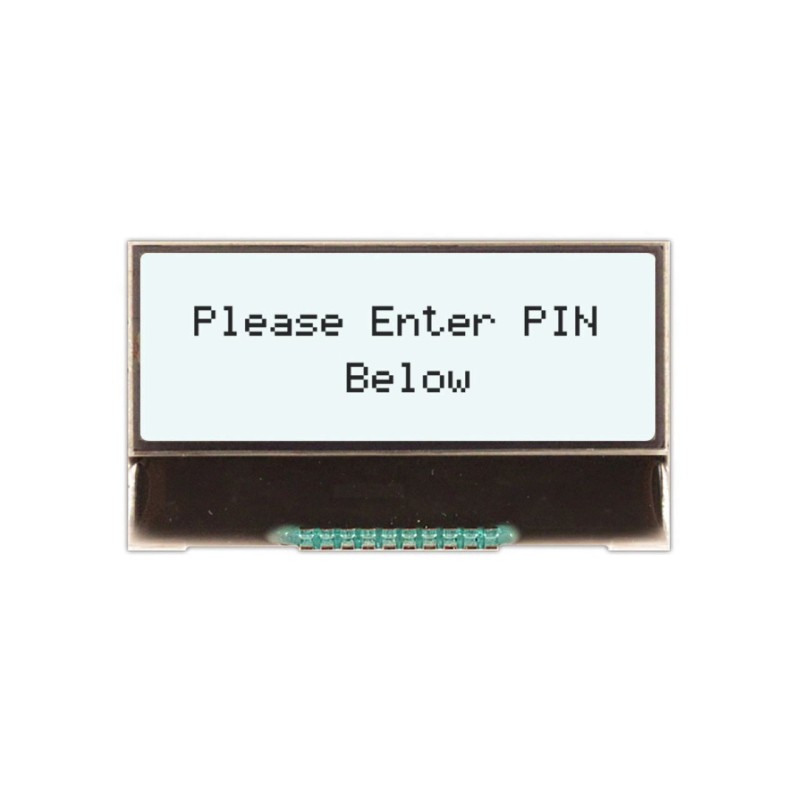 1 pcs - NEWHAVEN DISPLAY INTERNATIONAL NHD-C0216CZ-FSW-FBW-3V3 NHD LCD LCD Display, White on White, 2 Rows by 16 Characters,