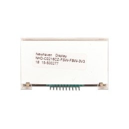 1 pcs - NEWHAVEN DISPLAY INTERNATIONAL NHD-C0216CZ-FSW-FBW-3V3 NHD LCD LCD Display, White on White, 2 Rows by 16 Characters,