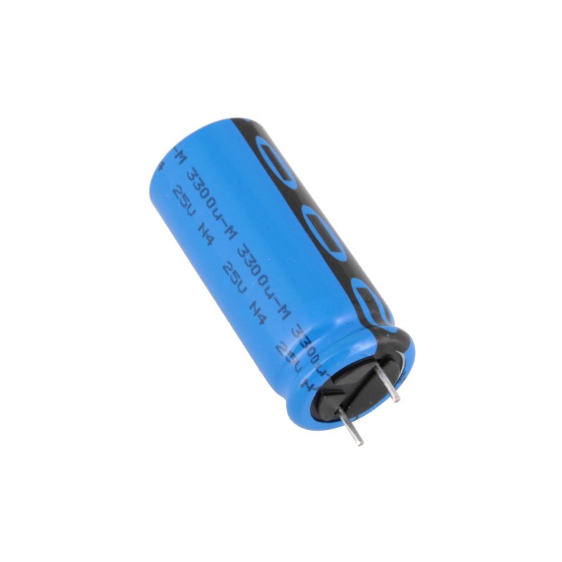 1 pcs : MAL213666332E3 - CAP ALUM 3300UF 20% 25V RADIAL