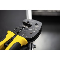 1 pcs - HARTING Hand Ratcheting Crimp Tool for Han C Connector Contacts, Han D Connector Contacts, Han E Connector Contacts,