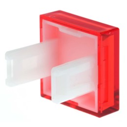 3 pcs - EAO Red Square Push Button Lens for Use with 31 Series