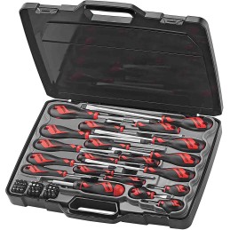 1 pcs - Teng Tools MD9053N Slotted Bit Holder & Standard Screwdriver Set, 53-Piece