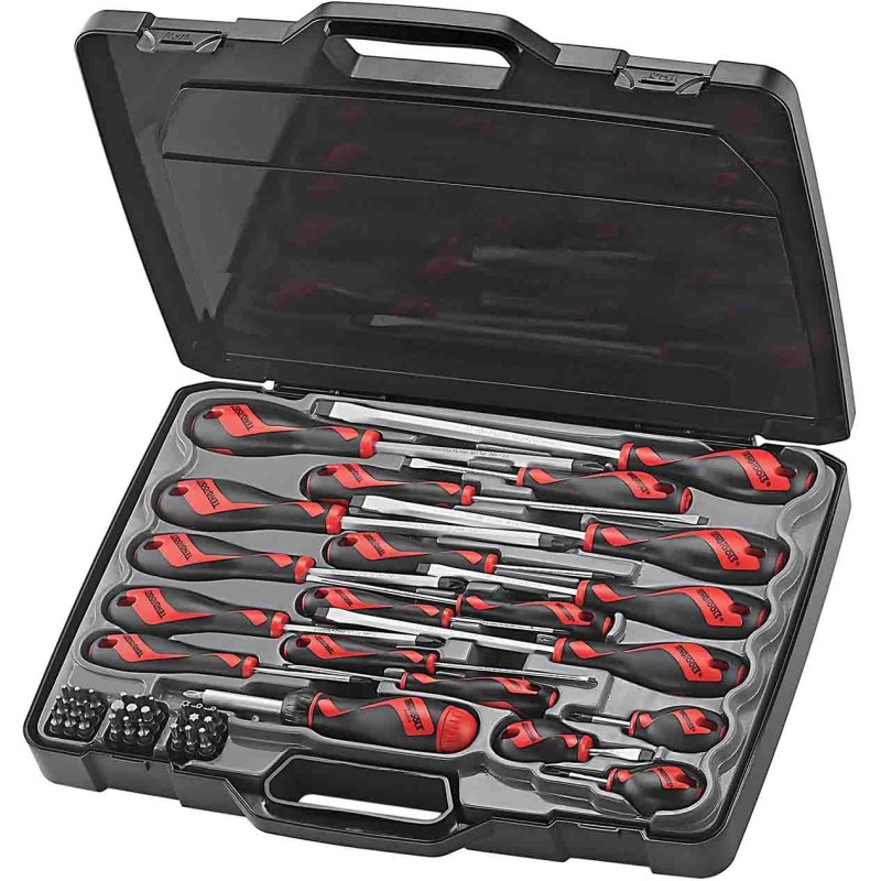 1 pcs - Teng Tools MD9053N Slotted Bit Holder & Standard Screwdriver Set, 53-Piece