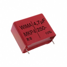 1 pcs : MKP4F044706F00KSSD - CAP FILM 4.7UF 10% 250VDC RAD