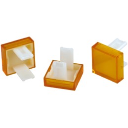 3 pcs - EAO Yellow Square Push Button Lens for Use with 31 Series