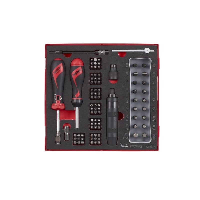1 pcs - Teng Tools Torque Screwdriver Set 95 Pieces