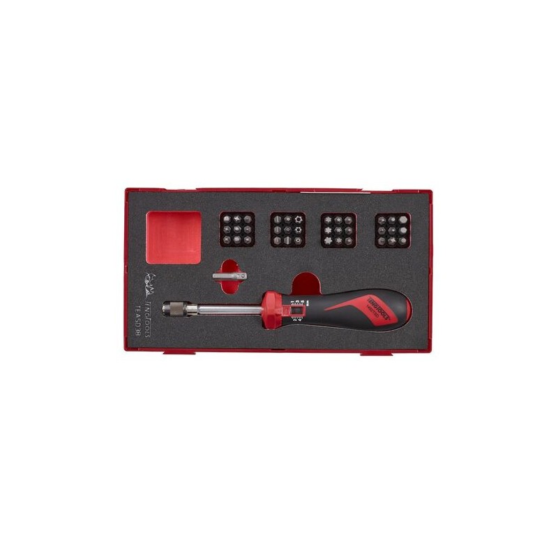 1 pcs - Teng Tools Torque Screwdriver Set 38 Pieces