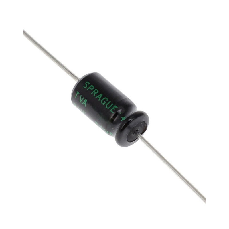 1 pcs : TVA1204-E3 - CAP ALUM 10UF 25V AXIAL