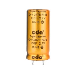 1 pcs : CHV-2R7107R-TW - 2.7V 100F 22*45 T/S1 EDLC