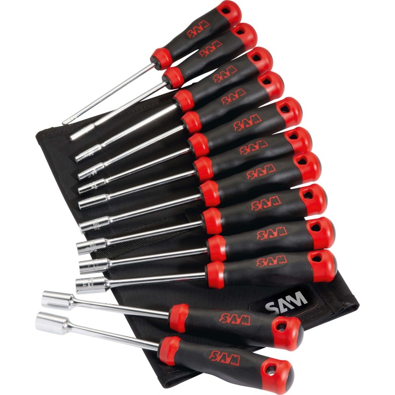 1 pcs - SAM Nut Driver Set, 12 Pieces 3.5 mm - 13 mm Tip