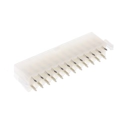 5 pcs - Molex Mini-Fit Jr. Series Straight Through Hole PCB Header, 24 Contact(s), 4.2mm Pitch, 2 Row(s), Shrouded