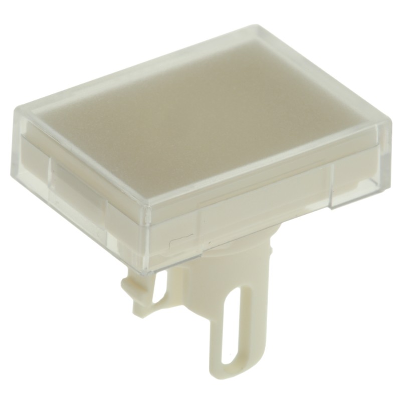 5 pcs - Omron White Rectangular Push Button Lens