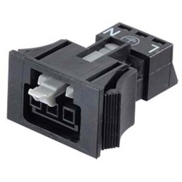 5 pcs - Wago 890 Series WINSTA MINI Snap In Socket, 3-Pole, Female, 3-Way, Flange Mount, Snap In Mount, 16A
