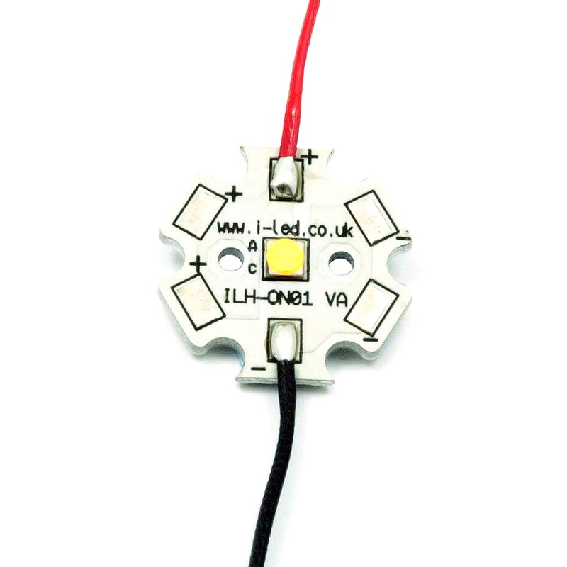 1 pcs - ILS ILH-OG01-WMWH-SC221-WIR200., OSLON Square PowerStar LED Array, 1 White LED (3000K)