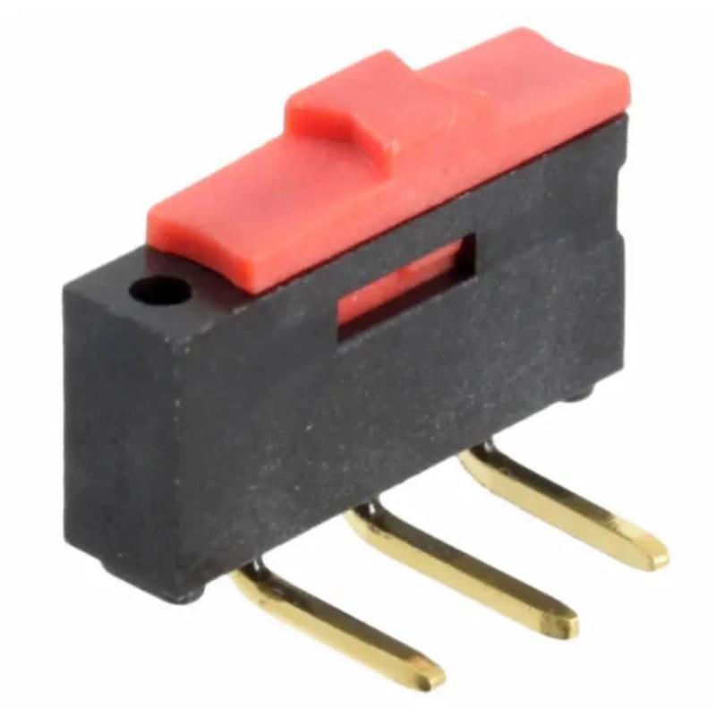 5 pcs - Nidec Components Through Hole Slide Switch SPDT 500mA Slide