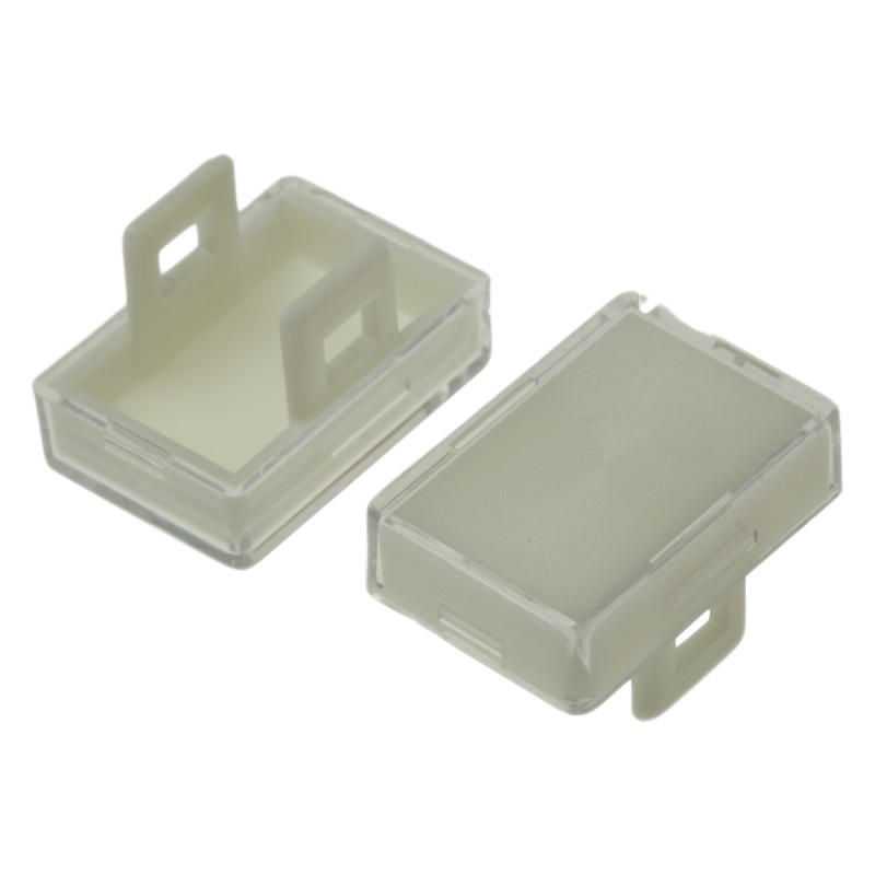 5 pcs - White Rectangular Push Button Lens