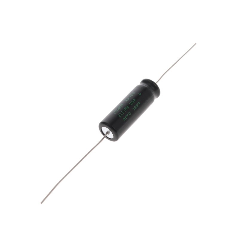 1 pcs : TVA1211 - CAP ALUM 1000UF 25V AXIAL