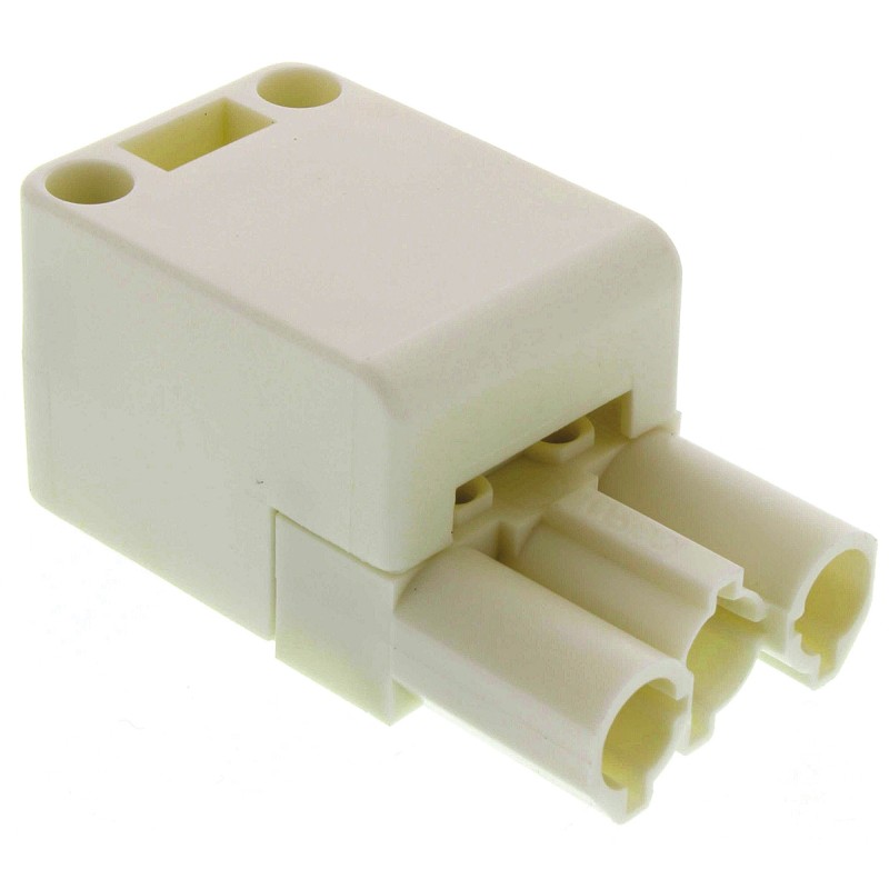 5 pcs - Wieland GST18 Series Terminal Blocks, 3-Pole, Male, Cable Mount, 16A