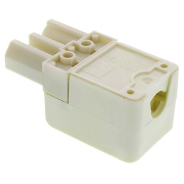 5 pcs - Wieland GST18 Series Terminal Blocks, 3-Pole, Male, Cable Mount, 16A