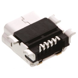 5 pcs - Molex Right Angle, SMT, Socket Type B 2.0 USB Connector