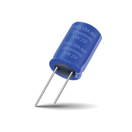 1 pcs : SCCV60E107SRBQ - 100 F, 3.0VDC & 18M ESRDC