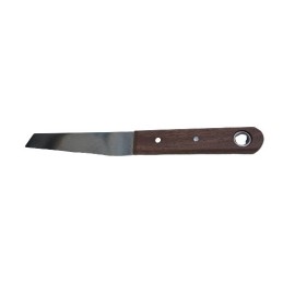 1 pcs - Wood 102 mm Shoe Knife With Polished Blade