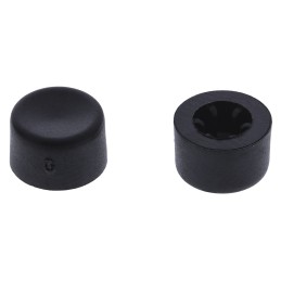 5 pcs - APEM Black Push Button Cap for Use with Apem 9600 Series (Sub-Miniature Panel Mount Switch)