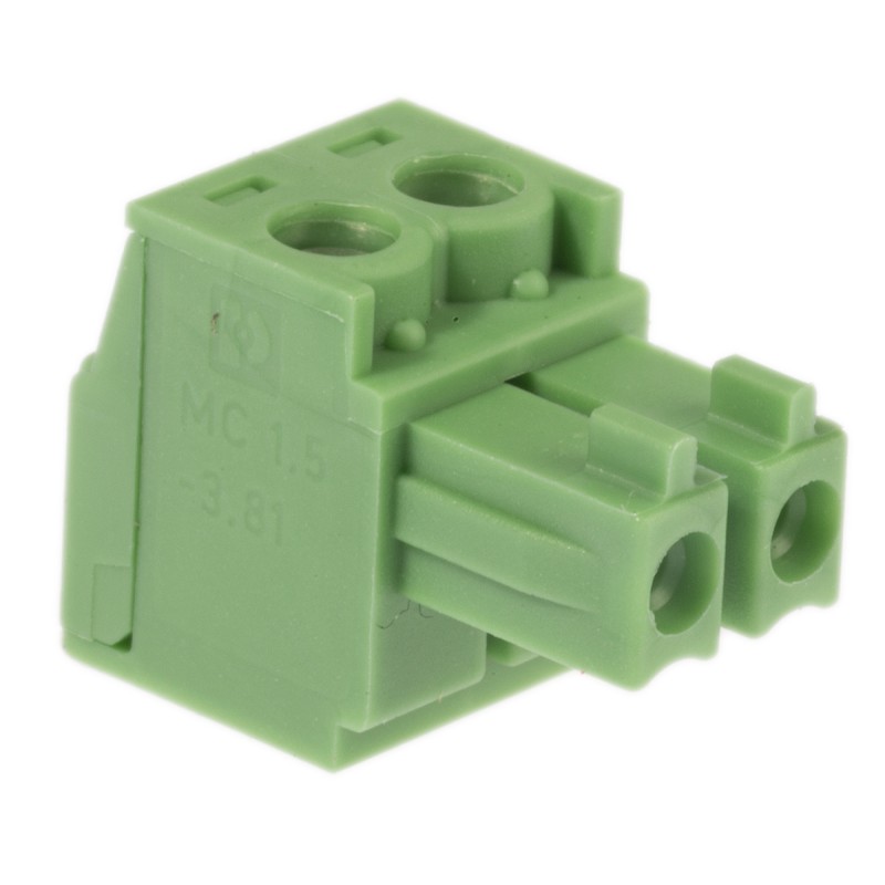 5 pcs - Phoenix Contact 3.81mm Pitch 2 Way Pluggable Terminal Block, Plug, Cable Mount, Screw Termination