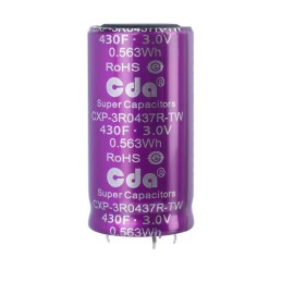 1 pcs : CXP-3R0437R-TW - 3.0V 430F 35*66 T/S4 EDLC