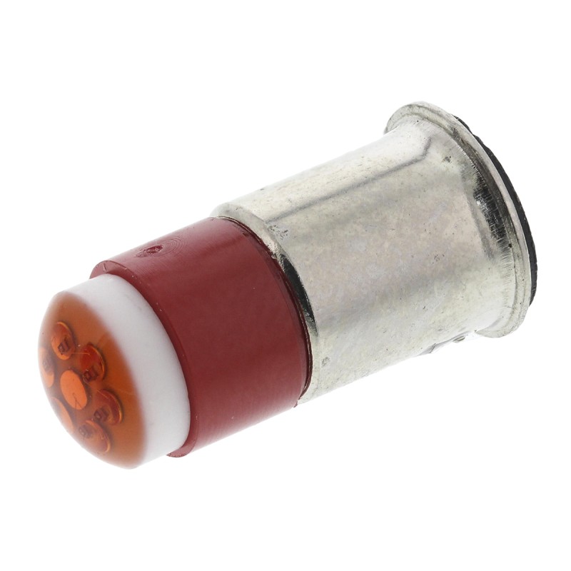 1 pcs - RS PRO Red LED Indicator Lamp, 24V dc, Midget Flange Base, 6mm Diameter, 40mcd