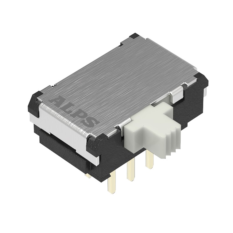 5 pcs - Alps Alpine Through Hole Slide Switch DPDT Latching 100 mA Slide