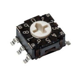 5 pcs - C & K Rotary Coded DIP Switch