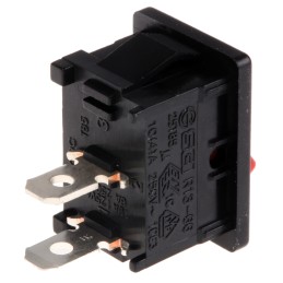 5 pcs - RS PRO SPST, On-None-Off Rocker Switch Panel Mount