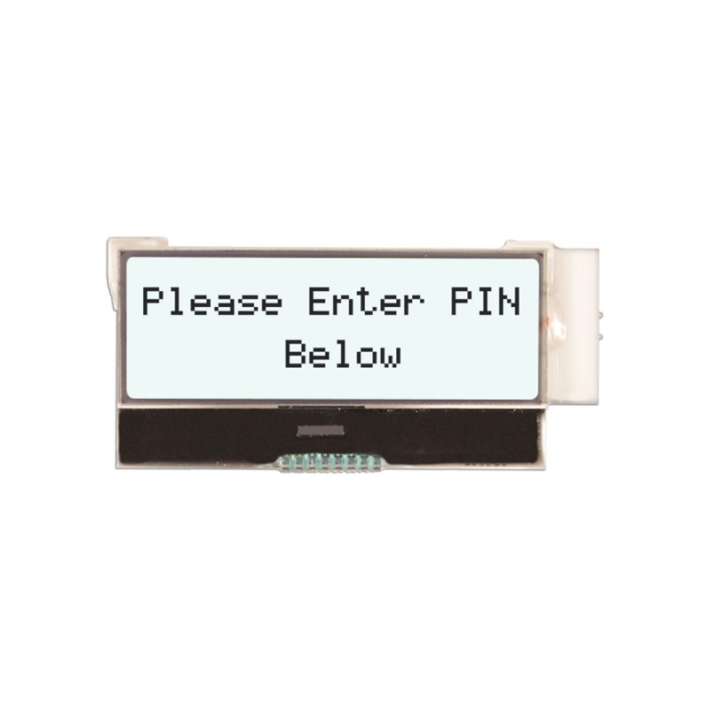 1 pcs - NEWHAVEN DISPLAY INTERNATIONAL NHD-C0216CiZ-FSW-FBW-3V3 NHD LCD LCD Display, White on White, 2 Rows by 16 Characters,